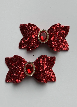 Haarclipjes rood met glitter, marca: merkloos, estado: Novo com etiquetas, €1.99, €2.79 inclui Proteção do Comprador Pro