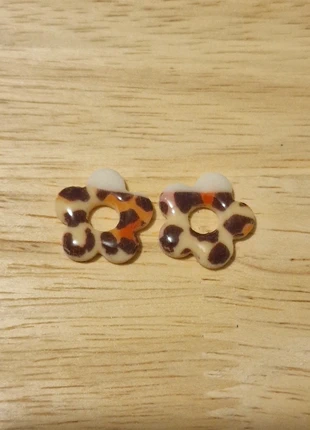 Pampille 1cm dégradé blanc leopard, brand: FIMO, condition: Very good, €3.00, €3.85 includes Buyer Protection