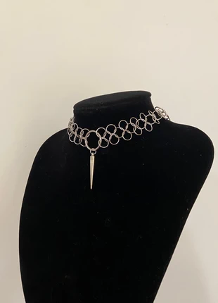 Alternative necklace choker with spike, handmade, grunge goth punk rock, brand: Punk, condizioni: Nuovo senza cartellino, €8.00, €9.10 include la Protezione acquisti