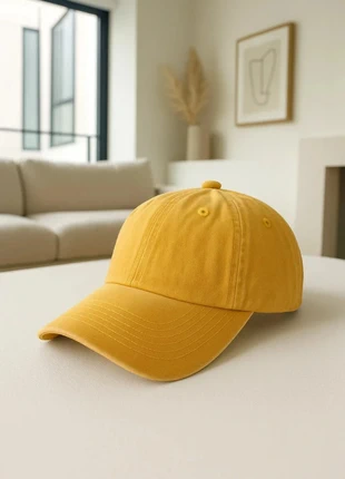 Casquette jaune unisexe – coton, visière incurvée, style rétro minimaliste, marke: Casquette, zustand: Neu, mit Etikett, größe: Einheitsgröße, 9,97 €, 11,17 € beinhaltet Vinted-Käuferschutz Pro