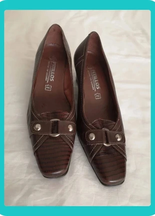 A415 - Sapatos de Salto em Pele para Mulher Pitillos, Size 38 | Women's Leather Heels, marca: Pitillos, estado: Muy bueno, tamaño: 38, 31,00 €, 33,25 € Protección al comprador incluida