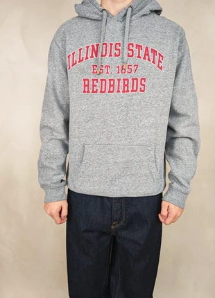 Hoodie Vintage Illinois States 1857 Gris rouge Y2K • Size M, marque: Vintage Dressing, état: Très bon état, taille: M, 14,99 €, 16,44 € Protection acheteurs incluse