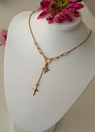 Collier étoiles doré acier inoxydable tendance, marca: Tendance, estado: Muy bueno, 10,50 €, 11,73 € Protección al comprador Pro incluida