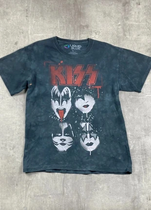 T-shirt Kiss Tie and Dye Liquid Blue, brand: Vintage Dressing, condition: Satisfactory, size: L, €19.99, €21.69 includes Buyer Protection Pro