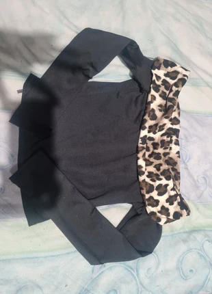 Leapord print black top, brand: Shein, condition: Good, size: S / UK 8-10, £5.00, £5.95 includes Buyer Protection