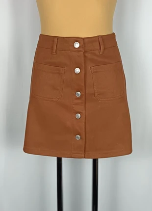 Jupe marron effet daim deux poches fermeture à boutons Jennyfer Taille 36 - J45, marque: Jennyfer, état: Très bon état, taille: S / 36 / 8, 4,00 €, 4,90 € Protection acheteurs (Pro) incluse