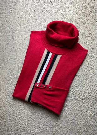 Col Roulé Tommy Hilfiger Rouge Taille XL femme, brand: Tommy Hilfiger, condizioni: Ottime, taglia: XL / IT 46 / EU 42, €22.00, €23.80 include la Protezione acquisti Pro
