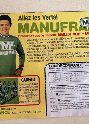 vintage Manufrance AS Saint-Étienne Verts, marque: AS Saint-Étienne, état: Neuf sans étiquette, 8,00 €, 9,10 € Protection acheteurs incluse