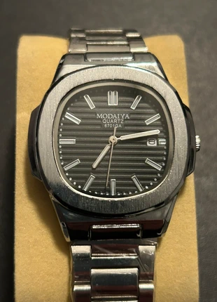 Modiya mans Watch silver quartz with date adjust, brand: Quartz, condition: New with tags, size: One size, £7.00, £8.05 includes Buyer Protection