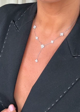 Sautoir collier argent ajustable en acier inoxydable tendance, merk: Tendance, staat: Heel goed, € 12,50, € 13,83 inclusief Kopersbescherming Pro