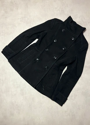 Veste noire cintrée col montant femme S – Manteau chic élégant tendance, marke: Vintage Dressing, zustand: Sehr gut, größe: M / 38 / 10, 49,99 €, 53,19 € inklusive Vinted-Käuferschutz