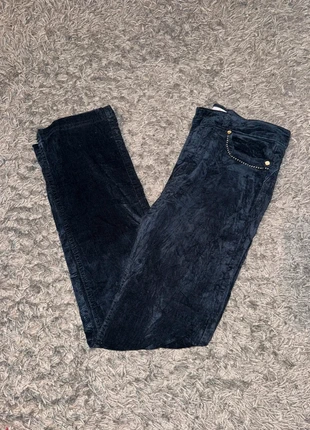 Pantalon En Velours Côtelé / Corduroy Peruna marine coton cotelé coupe slim taille 38, marque: Vintage Dressing, état: Très bon état, taille: M / 38 / 10, 15,00 €, 16,45 € Protection acheteurs incluse