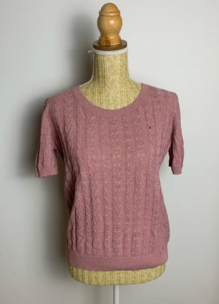 T-shirt torsadé rose Tommy Hilfiger - taille M femme, marca: Tommy Hilfiger, estado: Bom, tamanho: M / 38 / 10, €10.00, €11.20 inclui Proteção do Comprador Pro