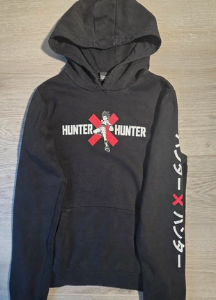 Sweat Kiabi Noir à capuche Enfant XS Hunter x Hunter licence Difuzed poche kangourou, marque: Kiabi, état: Très bon état, taille: XS, 4,00 €, 4,90 € Protection acheteurs incluse