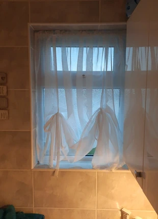 Tie blind curtain, brand: Filigree Festival, condition: Very good, size: Up to 149 cm, £3.00, £3.85 includes Buyer Protection