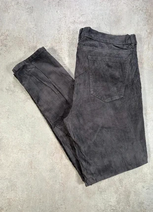 Pantalon En Velours Côtelé / Corduroy joe fresh slim gris ardoise coton froissé taille 16, merk: Vintage Dressing, staat: Heel goed, maat: XXL / 44 / 16, € 12,00, € 13,30 inclusief Kopersbescherming Pro