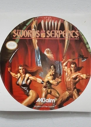 swords andserpents Nintendo nes promo sticker - Acclaim - goodies pub retrogaming vintage snes, état: Très bon état, 9,00 €, 10,15 € Protection acheteurs incluse