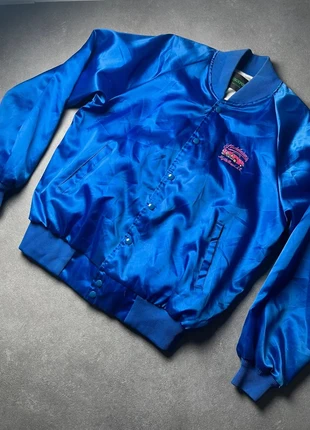 Blouson aviateur / Bombers vintage Bridgeport Studebakers' bleu - Taille M, marca: Bombers, estado: Muito bom, tamanho: M, €49.99, €53.19 inclui Proteção do Comprador