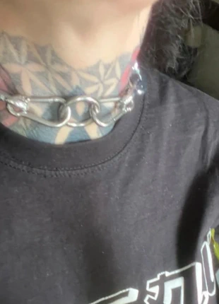 Goth, alt, punk chunky clasp and o ring choker, brand: Punk, condition: New without tags, £12.00, £13.30 includes Buyer Protection