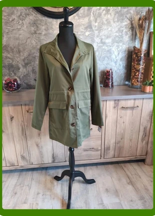 Imperméable Femme avec Cordon à la Taille – Kaki, Taille L, estado: Muy bueno, tamaño: S / 36 / 8, 8,00 €, 9,10 € Protección al comprador incluida