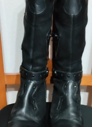 Botas De Cuero Con Bolsillos, marque: Cuero, état: Très bon état, taille: 39, 12,00 €, 13,30 € Protection acheteurs incluse