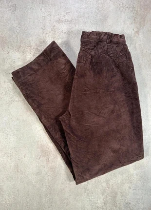 Pantalon En Velours Côtelé / Corduroy rafaella cotele bordeaux coupe droite coton stretch taille 6, marca: Vintage Dressing, estado: Muito bom, tamanho: S / 36 / 8, €14.00, €15.40 inclui Proteção do Comprador Pro