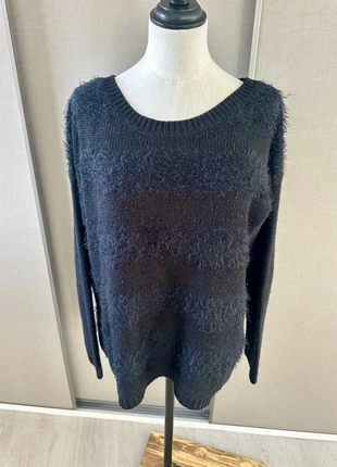 💥 Pull noir à poils longs de la marque Promod – Taille 42 💥, marque: Promod, état: Très bon état, taille: XL / 42 / 14, 7,00 €, 8,05 € Protection acheteurs incluse