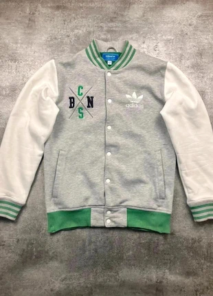 Veste Teddy NBA Adidas Boston Celtics - Gris Vert - Taille S, marque: adidas, état: Très bon état, taille: S, 34,00 €, 36,40 € Protection acheteurs incluse
