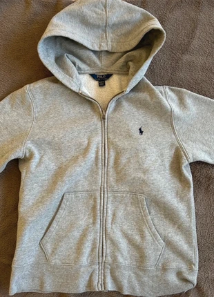 🔥 Ralph Lauren Grey Zip Hoodie – Kids M (12–13Y) | 42.99€, marca: Ralph Lauren, estado: Nuevo sin etiquetas, tamaño: M, 42,99 €, 45,84 € Protección al comprador incluida