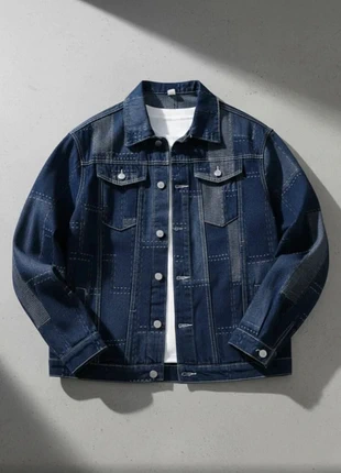 Veste / Surchemise en Jean Patchwork Originale taille L, marque: Vintage, état: Très bon état, taille: L, 68,90 €, 73,05 € Protection acheteurs incluse