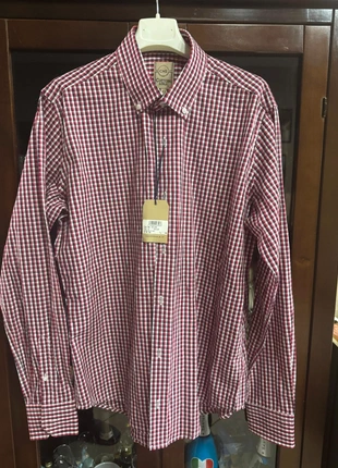 Camicia da uomo Cotton&Silk, marca: Cotton & Silk, estado: Novo com etiquetas, tamanho: 42 cm, €7.99, €9.09 inclui Proteção do Comprador