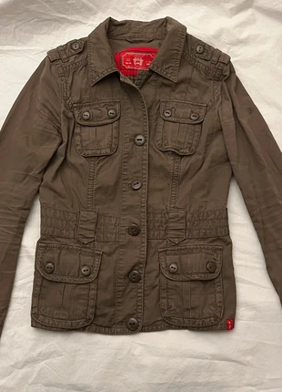 EDC by Esprit khaki Jacke – XS 100% Cotton/Baumwolle, brand: Esprit, condizioni: Ottime, taglia: XS / IT 38 / EU 34, €20.00, €21.70 include la Protezione acquisti