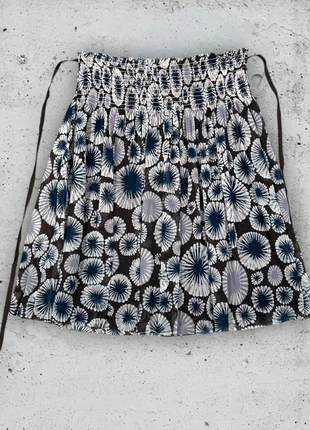 Jupe Kookaï - Motif graphique bleu marine et blanc, taille 1, marque: KOOKAÏ, état: Très bon état, taille: S / 36 / 8, 3,00 €, 3,85 € Protection acheteurs (Pro) incluse