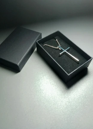 60cm Stainless Steel Cross Necklace With A Box, brand: 60cm Stainless Steel Cross Necklace With A Box, condition: New with tags, £4.99, £5.94 includes Buyer Protection