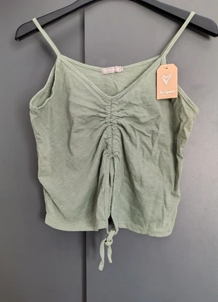 Blusa top de tirantes verde Nuevo, marque: Local, état: Neuf avec étiquette, taille: Taille unique, 7,00 €, 8,05 € Protection acheteurs incluse