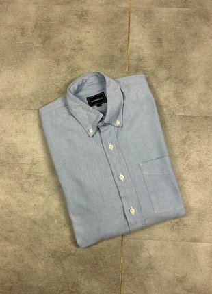 Asphalte hommes chemise uni oxford XS coton bleu clair casual chic, brand: Asphalte, condition: Very good, size: XS, €39.95, €42.65 includes Buyer Protection