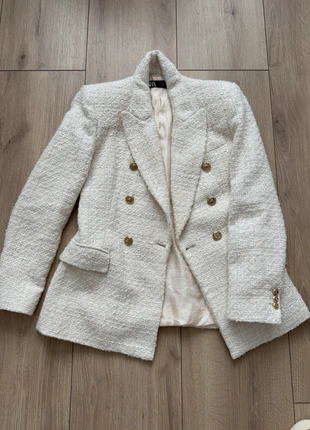 Zara tweed blazer structuur, brand: Zara, condizioni: Nuovo senza cartellino, taglia: S / IT 40 / EU 36, €40.00, €42.70 include la Protezione acquisti