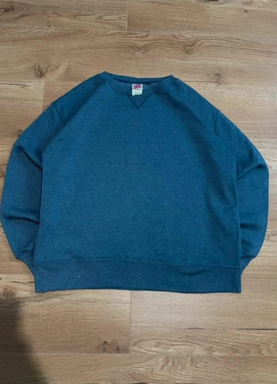 Sweat crewneck vintage hanes bleu/gris taille L femme, brand: Hanes, condition: Good, size: L / 40 / 12, €12.00, €13.30 includes Buyer Protection Pro