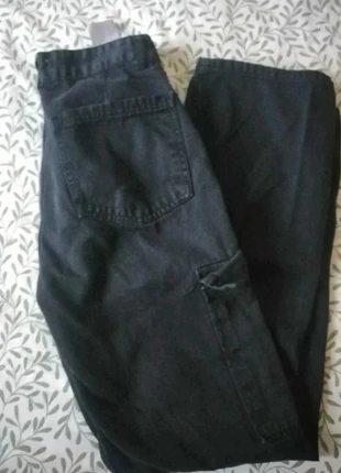 Pantalon cargo noir STR – Taille 40 (USA 31), brand: STR, condition: Good, size: L / 40 / 12, €6.00, €7.00 includes Buyer Protection