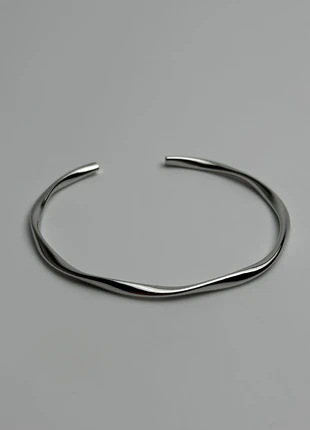 Bracelet fluide liquide en argent 925 massif, jonc ajustable et discret, mode d’élégance argenté, brand: Argent, condition: Very good, €14.00, €15.40 includes Buyer Protection Pro