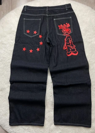 Jeans baggy à motifs Y2K streetwear, brand: Aesthetic, condizioni: Nuovo senza cartellino, taglia: M, €30.00, €32.20 include la Protezione acquisti Pro