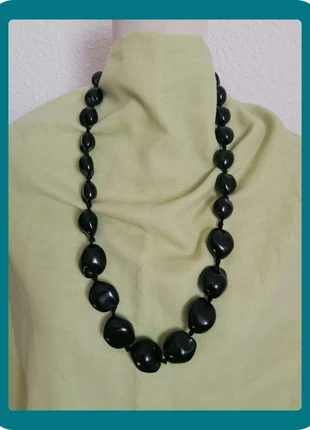 Collier long neuf grosse perles noires avec fermeture voile =15€, brand: R&B, condition: New without tags, €15.00, €16.45 includes Buyer Protection Pro