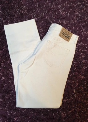 Jeans blanc crème Vintage W35L34, marque: Vintage Dressing, état: Très bon état, taille: L / 40 / 12, 15,00 €, 16,45 € Protection acheteurs incluse