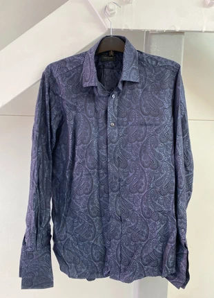 Duchamps men’s paisley double cuff shirt, brand: Duchamp, condition: Very good, size: L, £10.00, £11.20 includes Buyer Protection