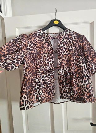 Shein | Leopard Print Peplum Top, brand: Shein, condition: New without tags, size: XXL / 44 / 16, €3.00, €3.85 includes Buyer Protection
