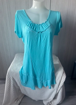 Tunique légère Bleu Bonheur – Taille 46/48, brand: Bleu bonheur, condition: Very good, size: XXXL / 46 / 18, €8.00, €9.10 includes Buyer Protection