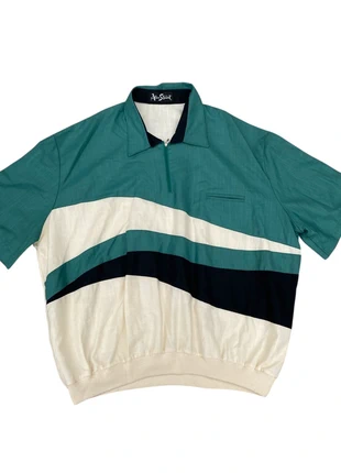 Alan Stuart Vintage 1970s / 1980s Polo Zip Shirt  Size 2XL / XXL, brand: Alan stuart, condition: Very good, size: XXL, £49.99, £53.19 includes Buyer Protection
