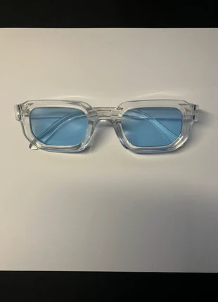 Lunette transparente bleu tendance, marca: sans marque, estado: Novo sem etiquetas, €7.00, €8.05 inclui Proteção do Comprador