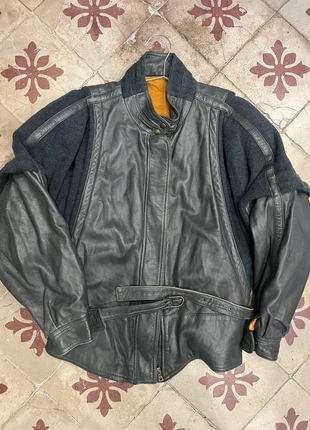 Bomber cropped cuir laine gris foncé ceinture boxy fit - M, marca: Vintage Dressing, estado: Bueno, tamaño: M / 38 / 10, 59,00 €, 62,65 € Protección al comprador Pro incluida