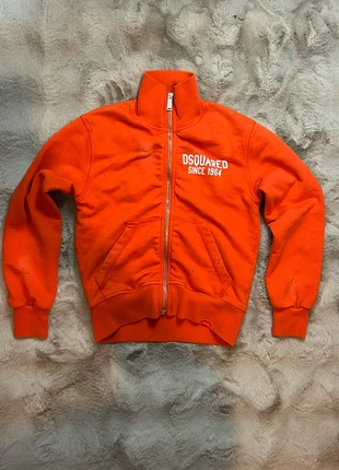 Felpa con zip da bambino unisex, marca: Dsquared2, estado: Muy bueno, tamaño: 8 años / 128 cm, 25,00 €, 26,95 € Protección al comprador incluida